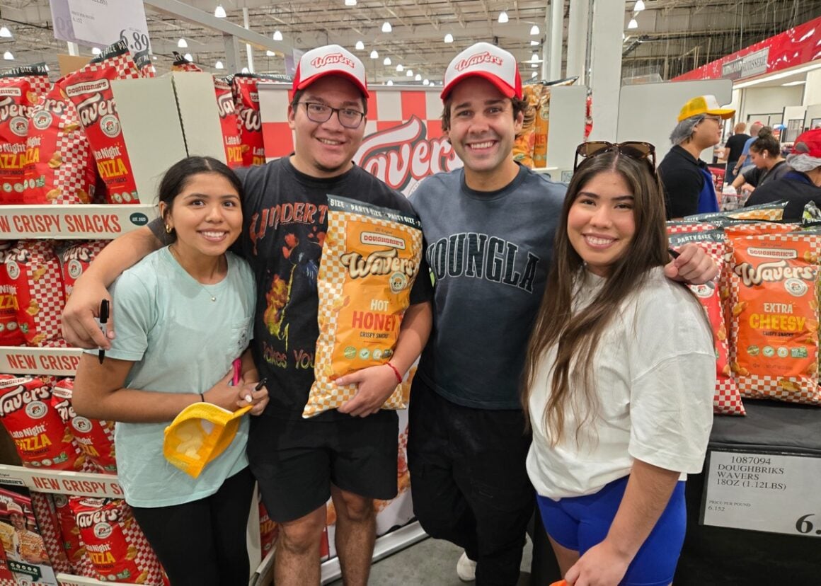 David Dobrik Introduces His Snack Brand WAVERS at the COSTCO Northeast Roadshow in Leesburg, Virginia, USA - 29 August 2025