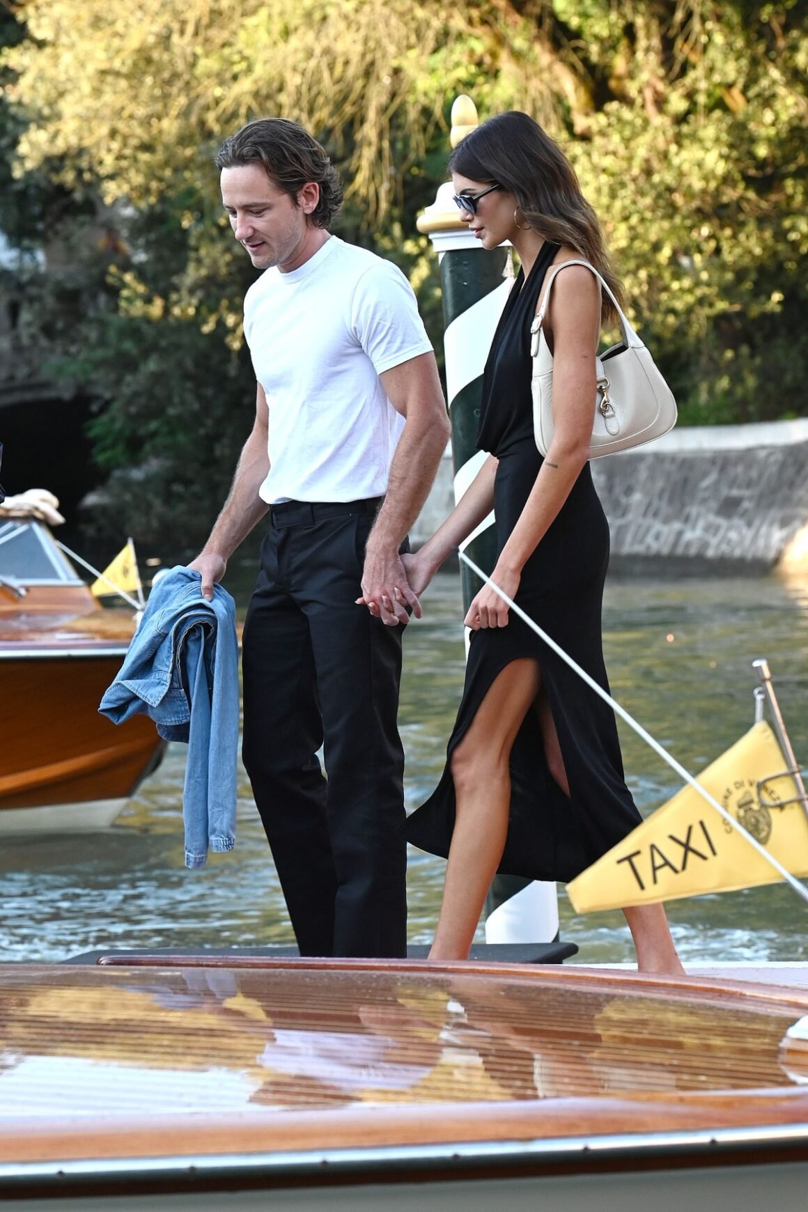 Kaia Gerber And Lewis Pullman Out In Venice