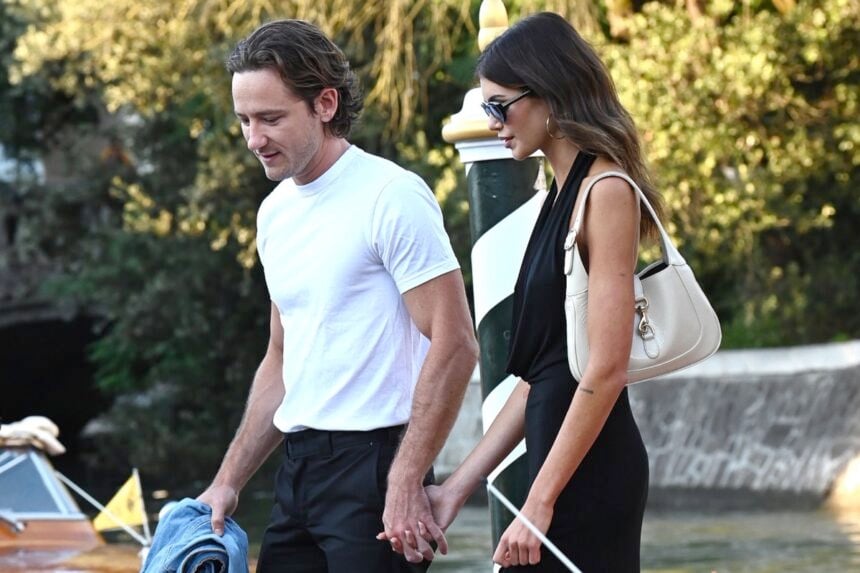 Kaia Gerber And Lewis Pullman Out In Venice