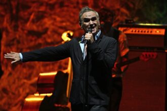 Morrissey Performs During The 40th Anniversary Tour At Hard Rock Live