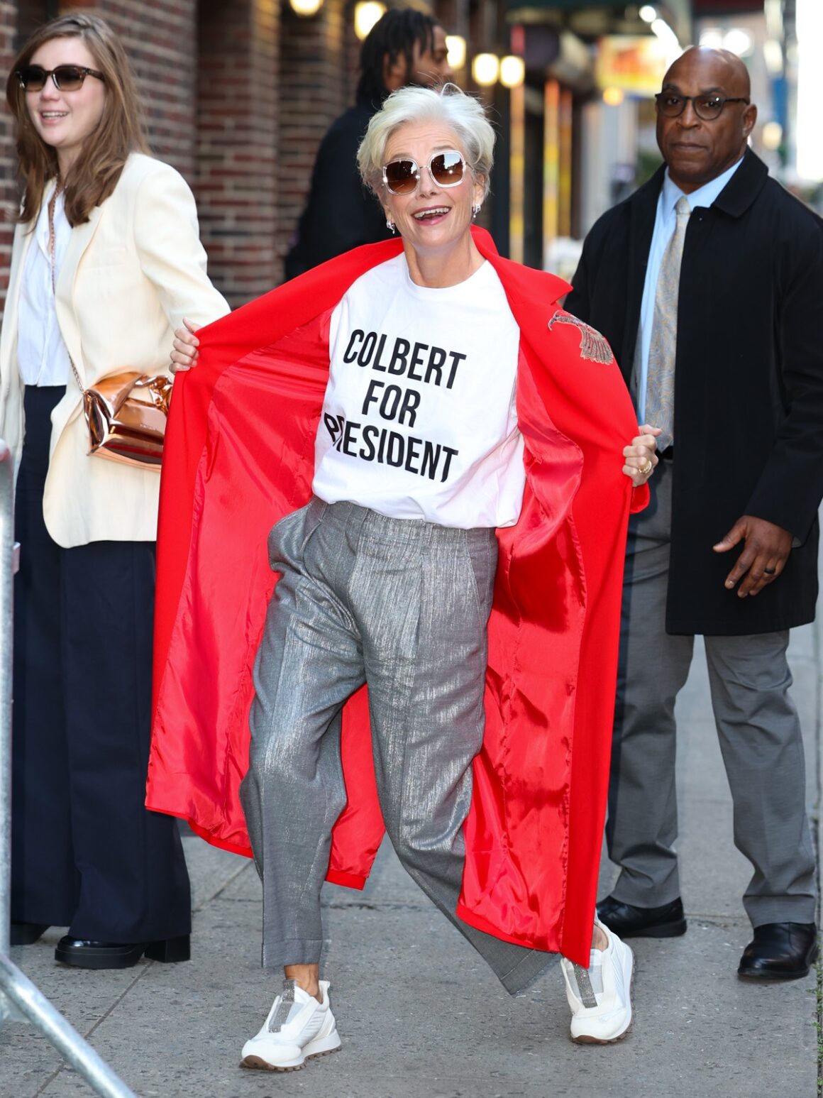 Celebrities At 'The Late Show With Stephen Colbert’ Show Studios