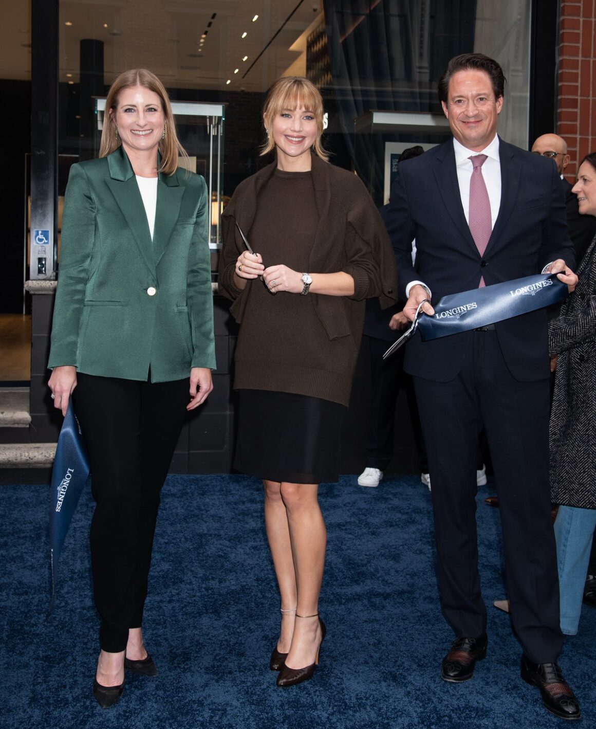 Jennifer Lawrence Longines Ribbon Cutting