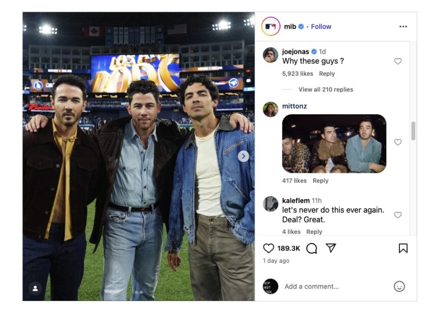 Jonas Brothers face World Series backlash, but Joe Jonas's response is