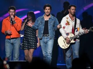 The Jonas Brothers Perform At The Amerant Bank Arena