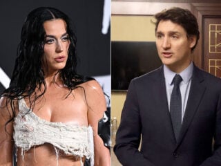Justin Trudeau and Katy Perry