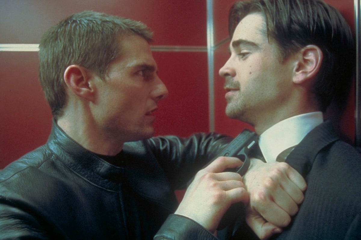 Colin Farrell admits Tom Cruise "wasn't very happy" after wild birthday party led to 46 takes on Minority Report set