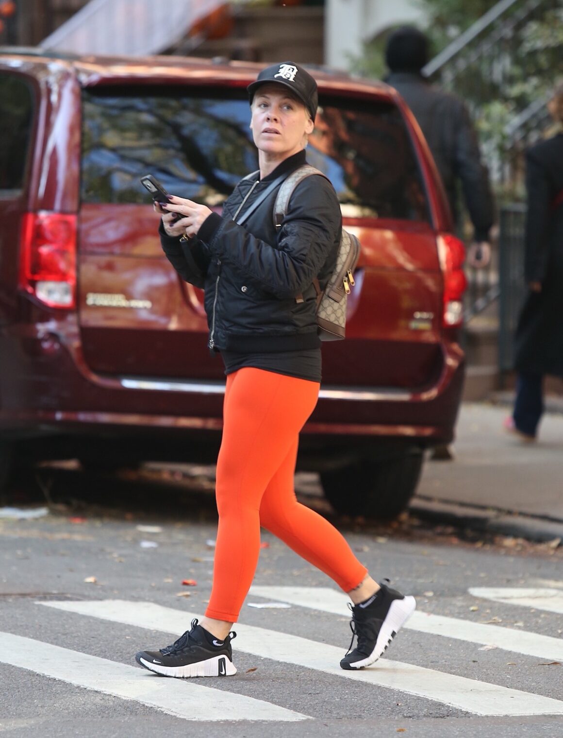 Pink And Son Out In New York City