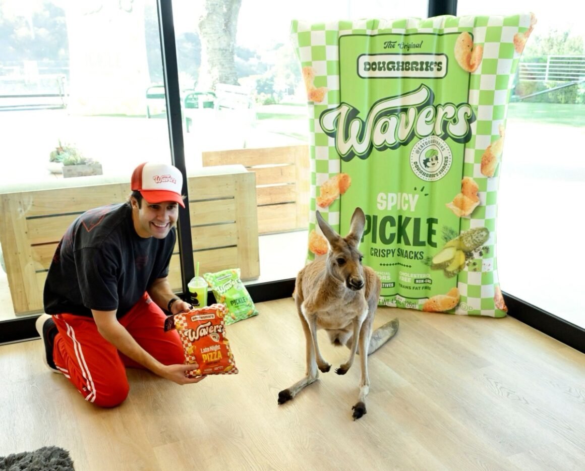 David Dobrik Launches His Doughbrik's "Wavers" Snack Brand in 7-Eleven Australia with a celebration for Australian National 7-Eleven Day featuring Doughbrik's Pizza