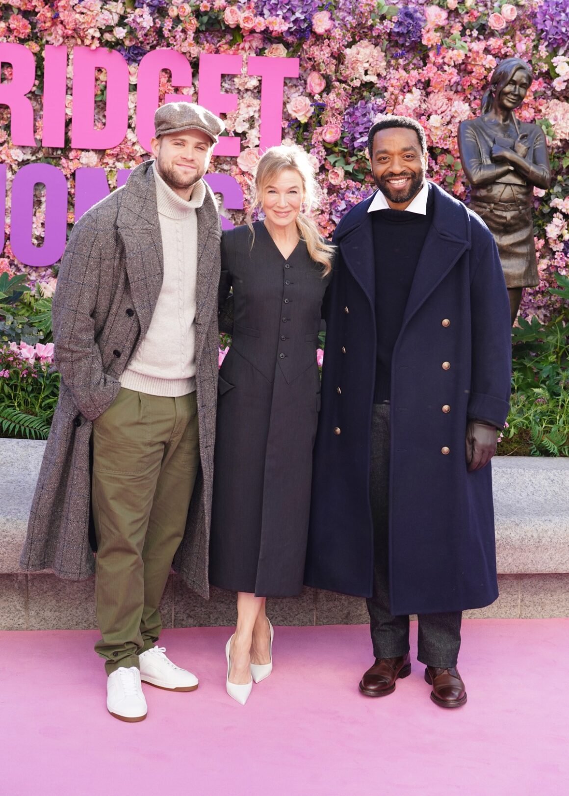 Bridget Jones Scenes in the Square statue unveiling in London