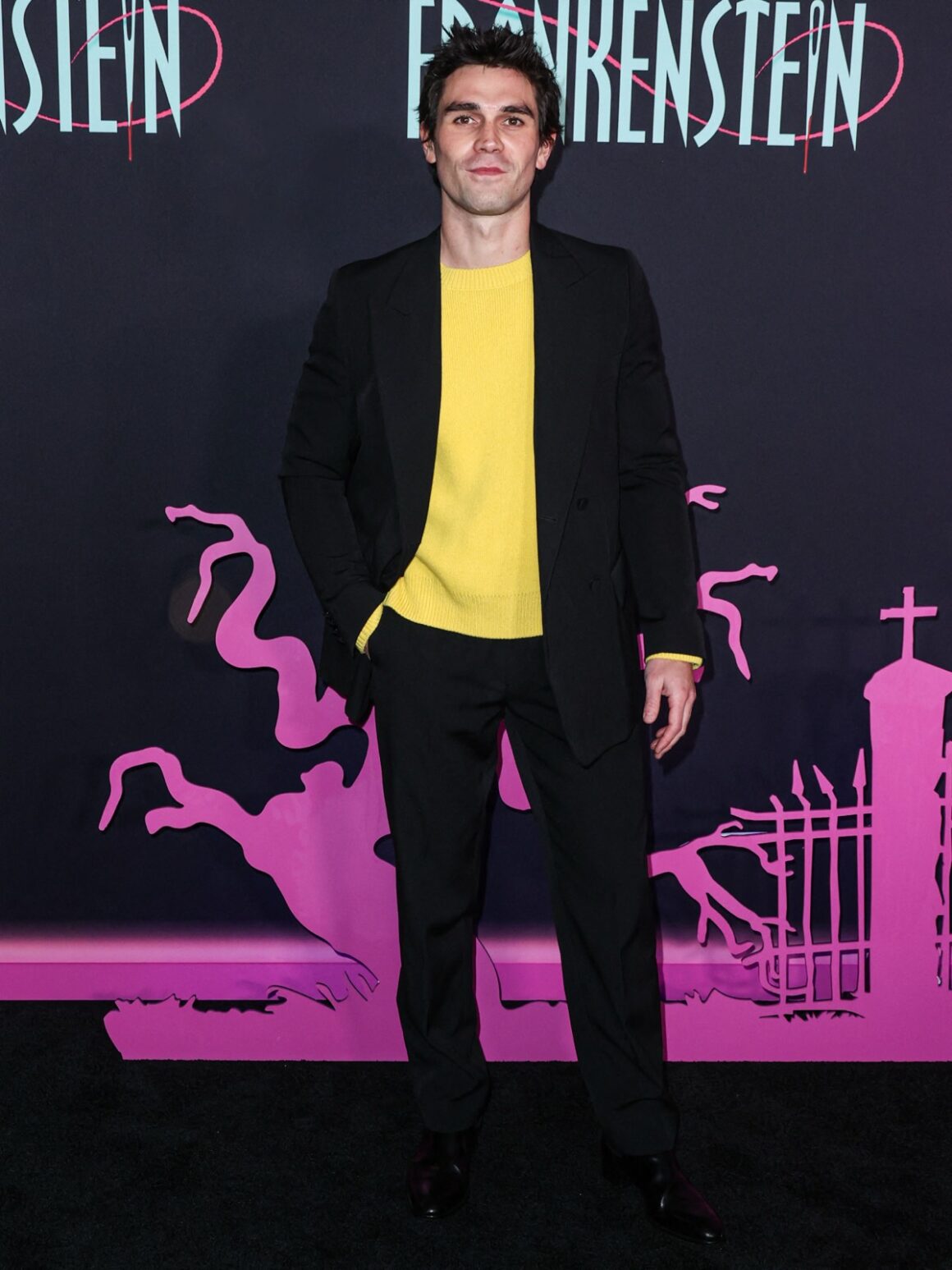 KJ Apa at Los Angeles Premiere Of 'Lisa Frankenstein'
