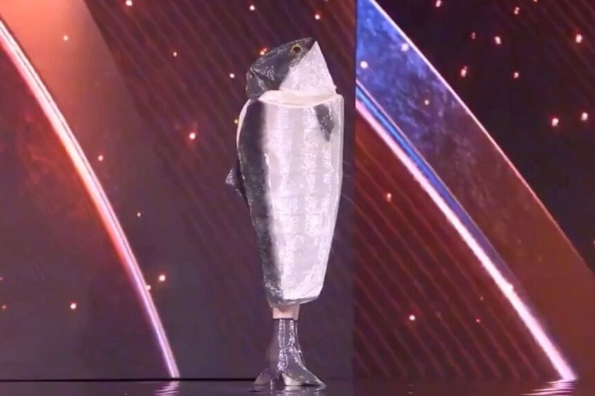 Miss Norway's giant salmon