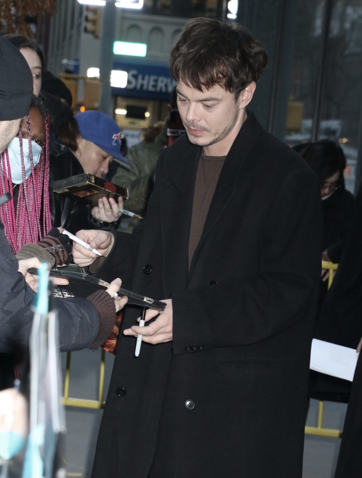 Celebrities At The 'Good Morning America' Show Studios