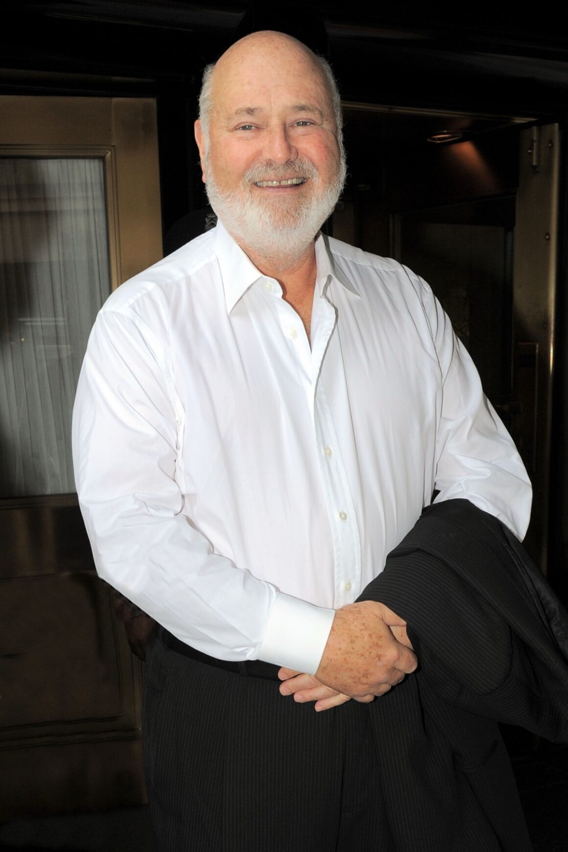 Rob Reiner Waits For A Taxi