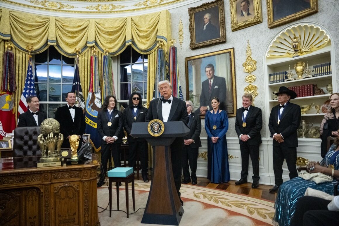 President Donald Trump Awards Medallions To 2025 Kennedy Center Honorees