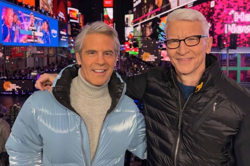 Andy Cohen and Anderson Cooper