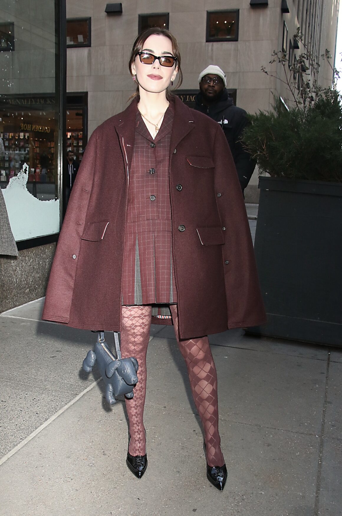 Kiernan Shipka Outside The 'Today' Show Studios