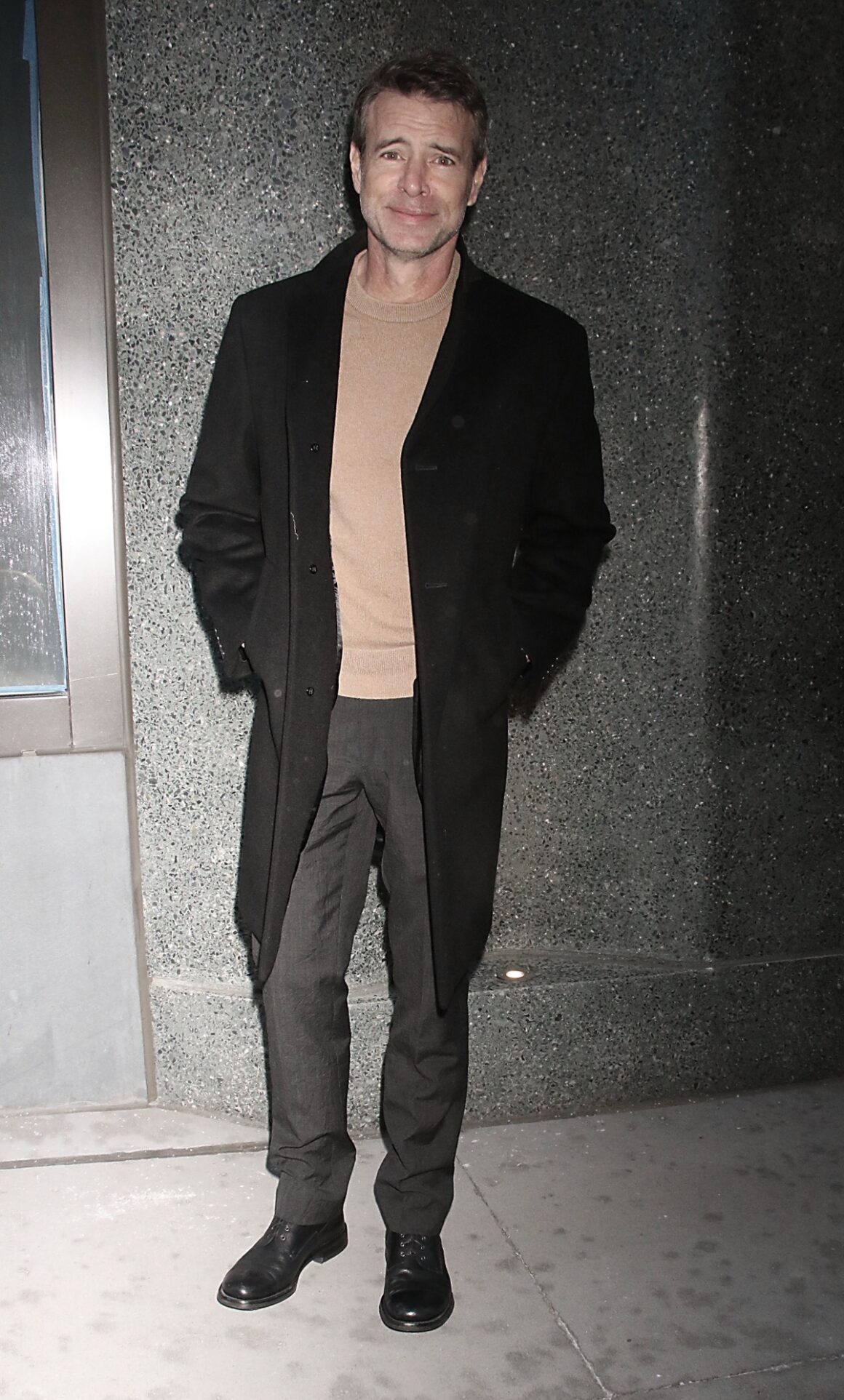 Scott Foley Outside 'Live With Kelly & Mark'