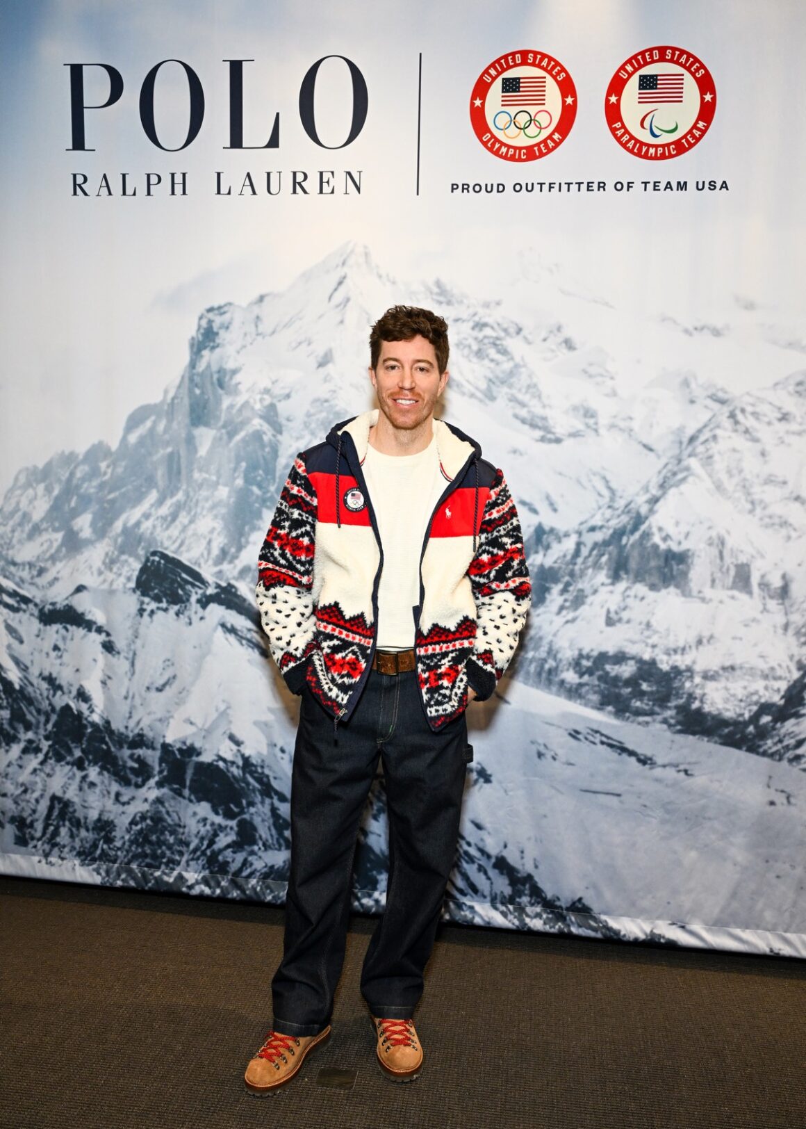 Shaun White X Ralph Lauren Winter Olympics Marquee Event At Macy's Herald Square