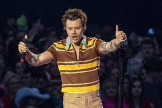 Harry Styles performs live in Coventry