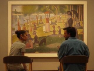 Ariana Grande and Jonathan Bailey