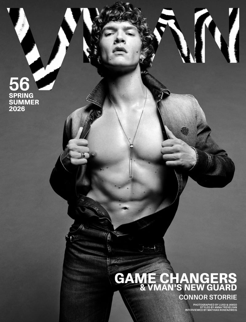 Connor Storrie covers VMAN Issue 56