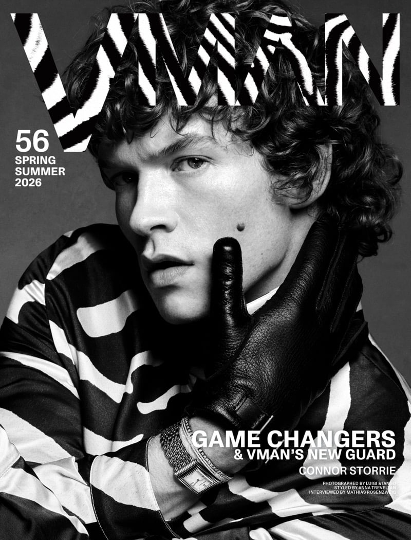 Connor Storrie covers VMAN Issue 56