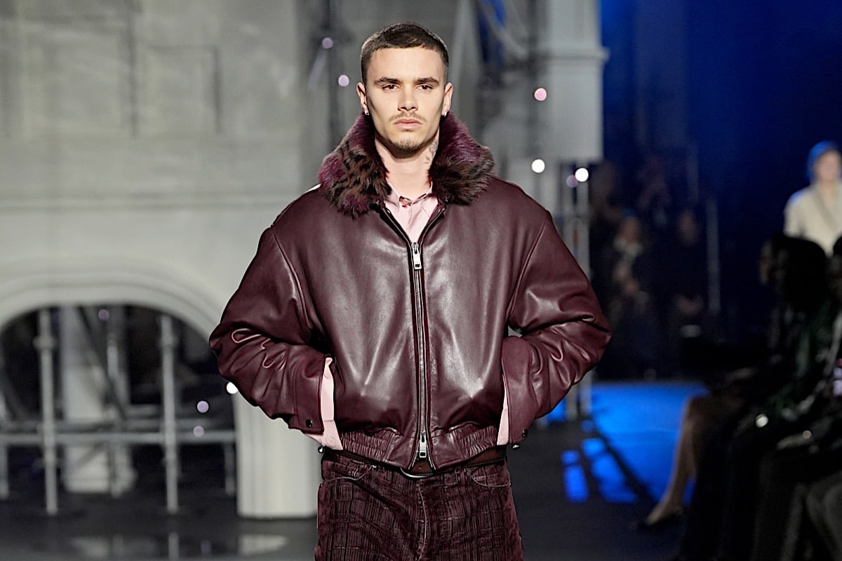Celeb Snaps: Romeo Beckham Walks for Burberry, Plus, Jack Hughes, Dylan Larkin, Olivia Dean, Leo Woodhall, and More