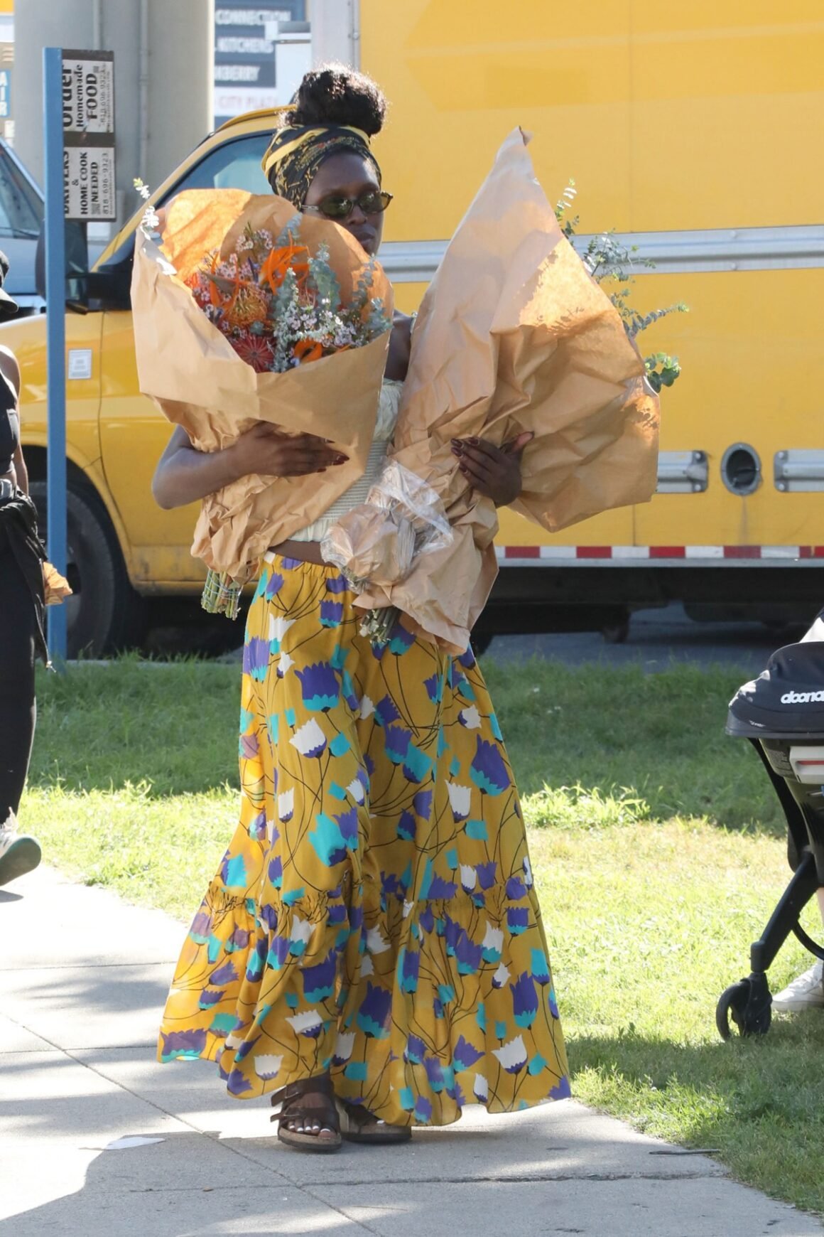 Celebrities out at the Farmers Market