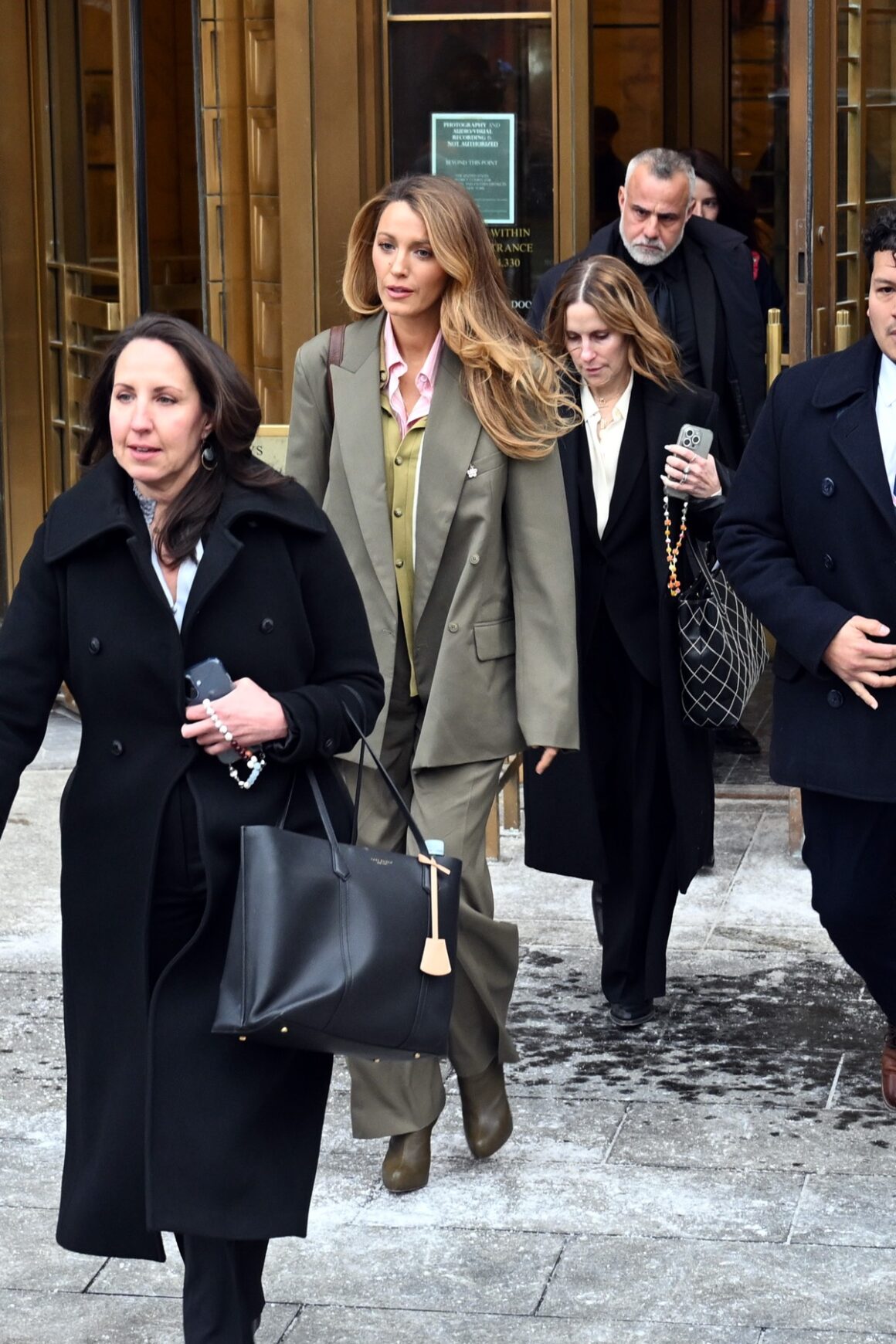 Blake Lively Leaves New York City Courthouse