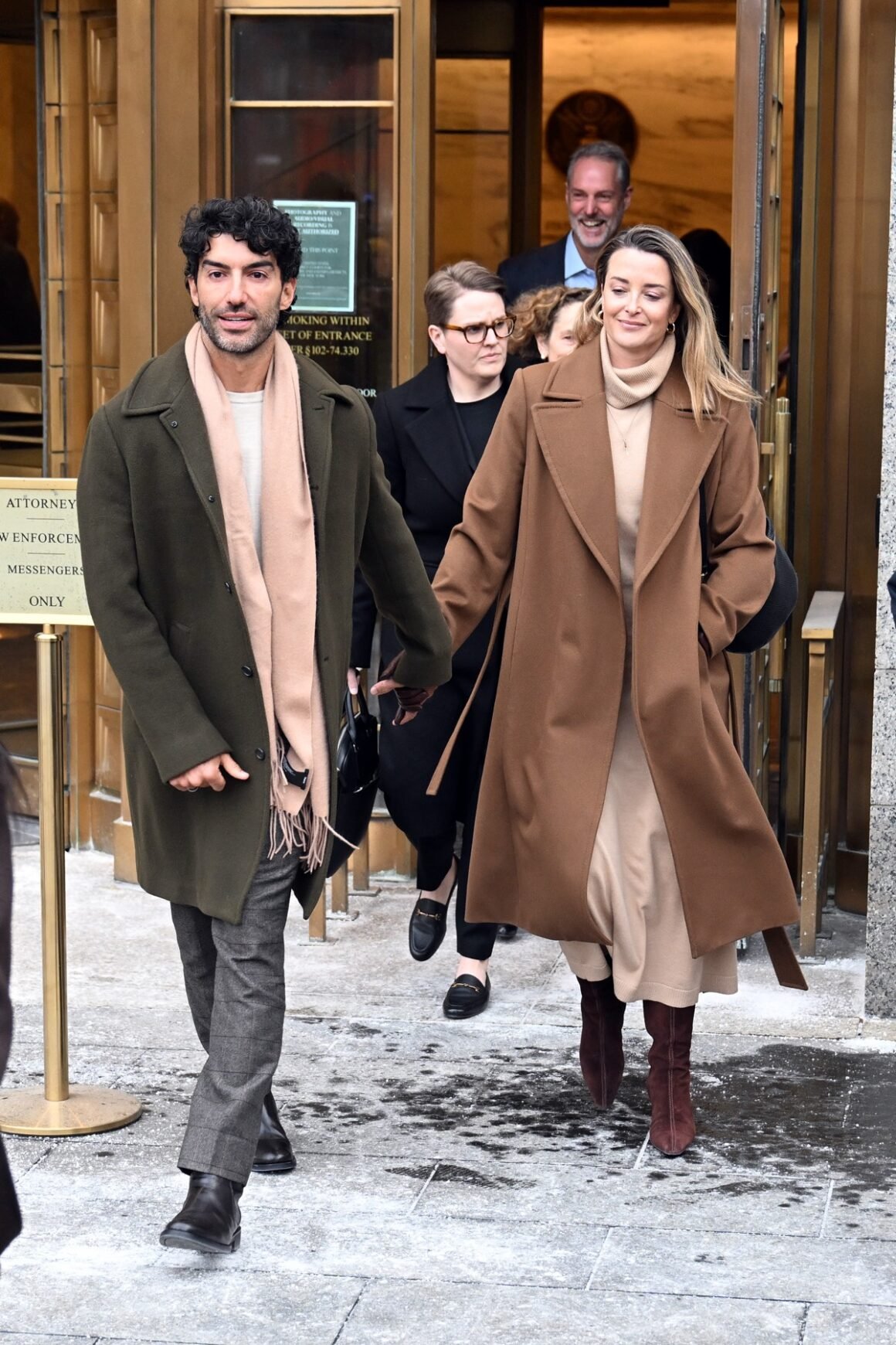 Justin Baldoni Leaves New York City Courthouse