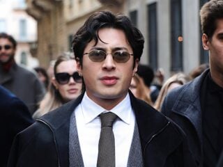 Hudson Williams Milan Men's Fashion Week: Fall/Winter 2026 - Giorgio Armani - Arrivals