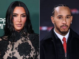 Kim Kardashian and Lewis Hamilton