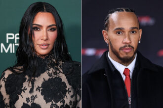 Kim Kardashian and Lewis Hamilton