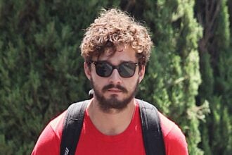 Shia LaBeouf Has Lunch Solo in West Hollywood