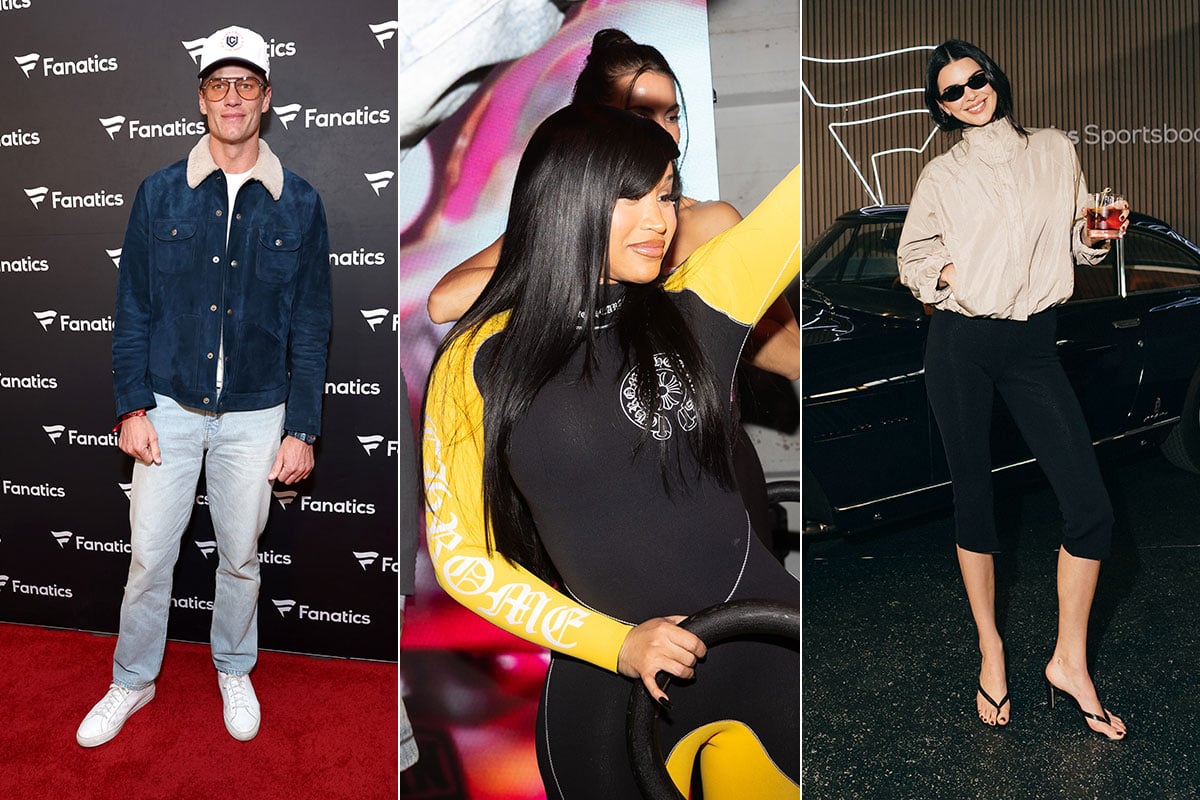 Tom Brady, Cardi B, and Kendall Jenner Descended on Michael Rubin's Star-Studded Fanatics Super Bowl Party