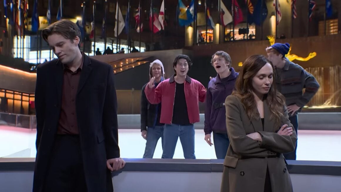 Hudson Williams and Connor Storrie SNL