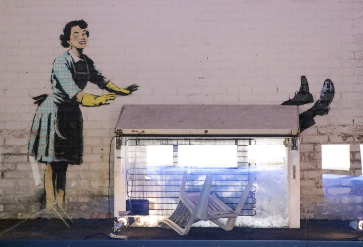 Banksy Mural Installed At Margate's Iconic Dreamland