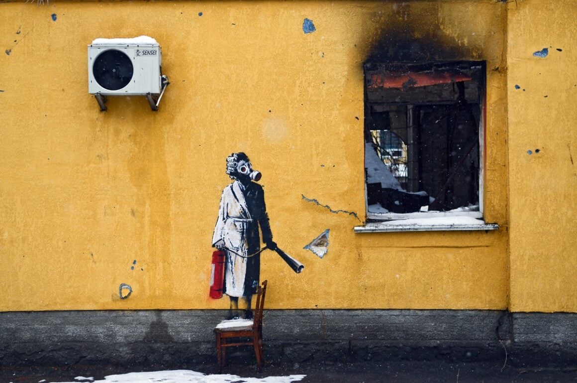 Banksy’s Murals In Kyiv Region