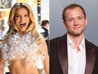 Brooks Nader and Taron Egerton