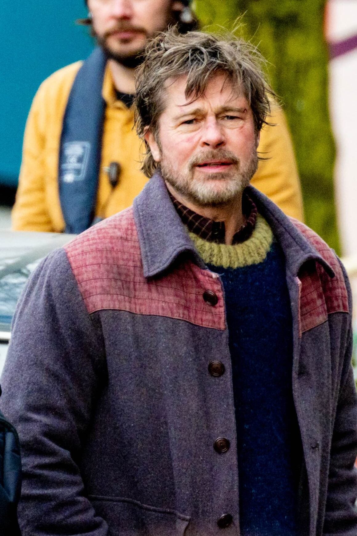 Brad Pitt Filming 'The Rider' In Amsterdam