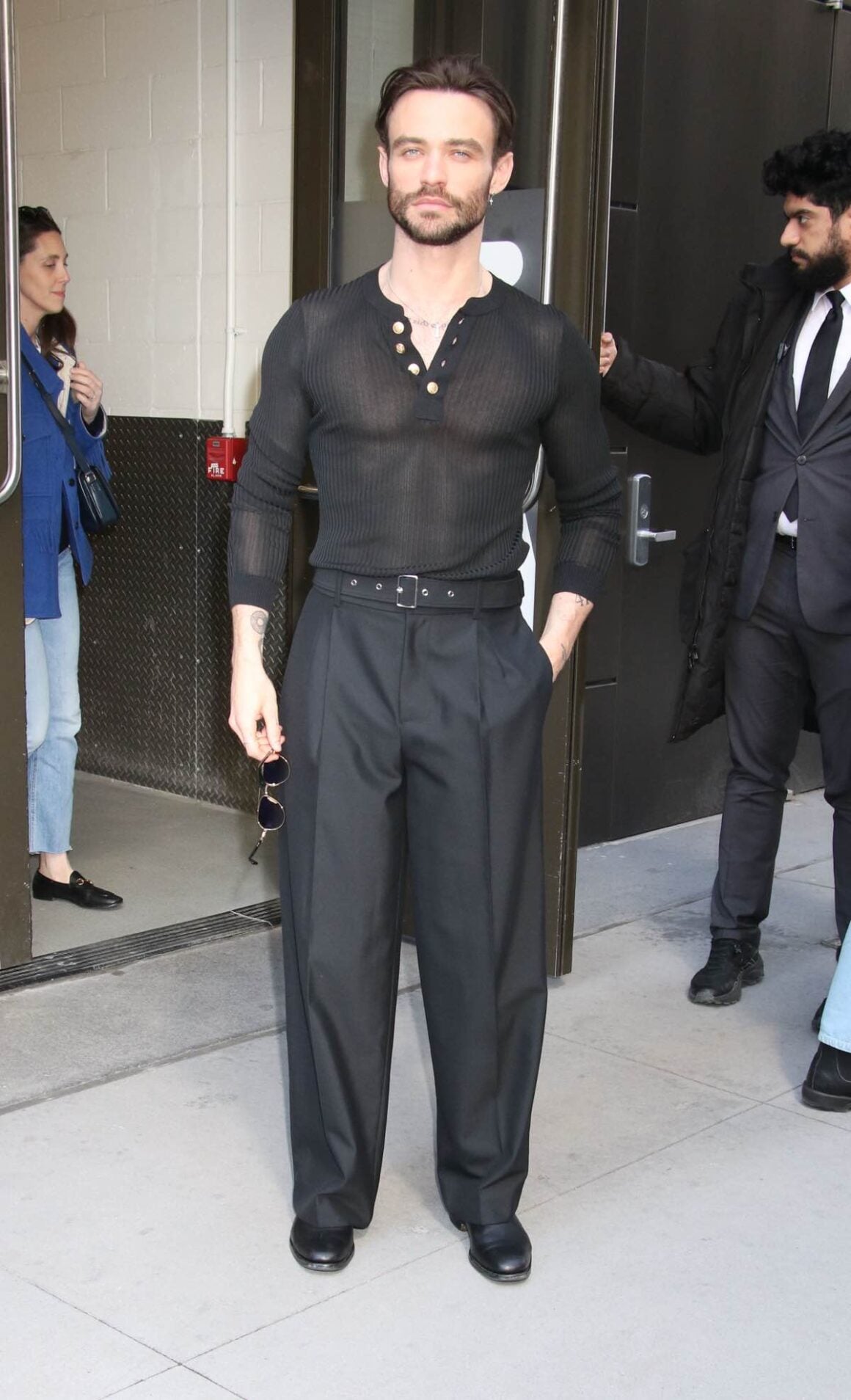 Celebrities Outside 'The View' Studios