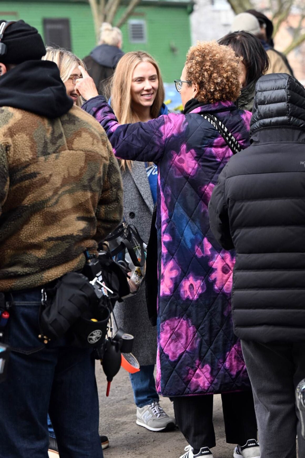 Scarlett Johansson Films 'The Exorcist' In New York