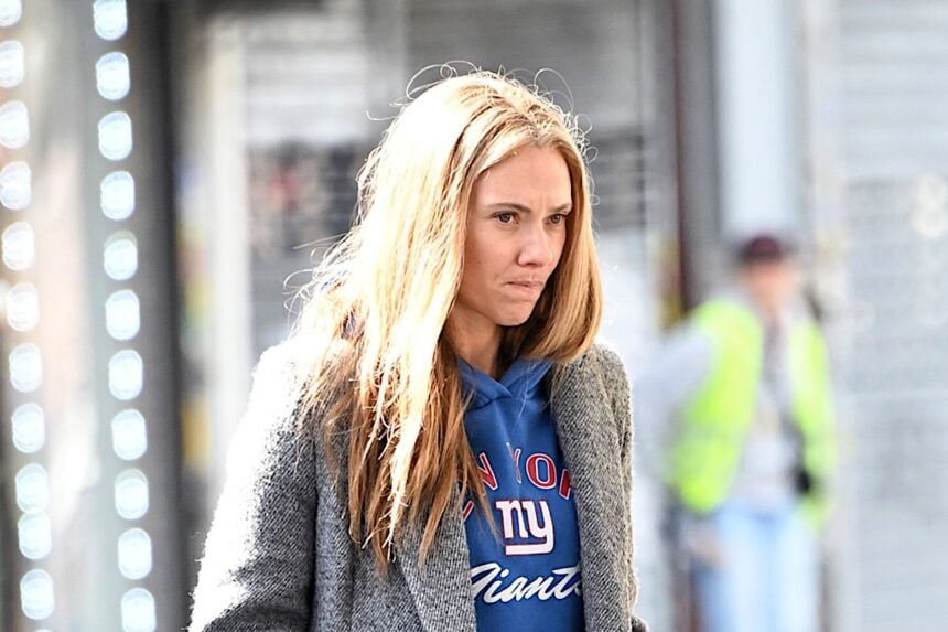 Scarlett Johansson Films 'The Exorcist' In New York