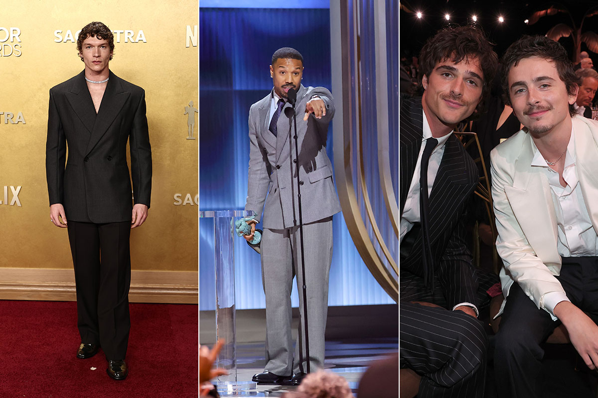 Celeb Snaps - 2026 Actors Awards: Connor Storre, Michael B Jordan, Jacob Elordi, Timothée Chalamet and More