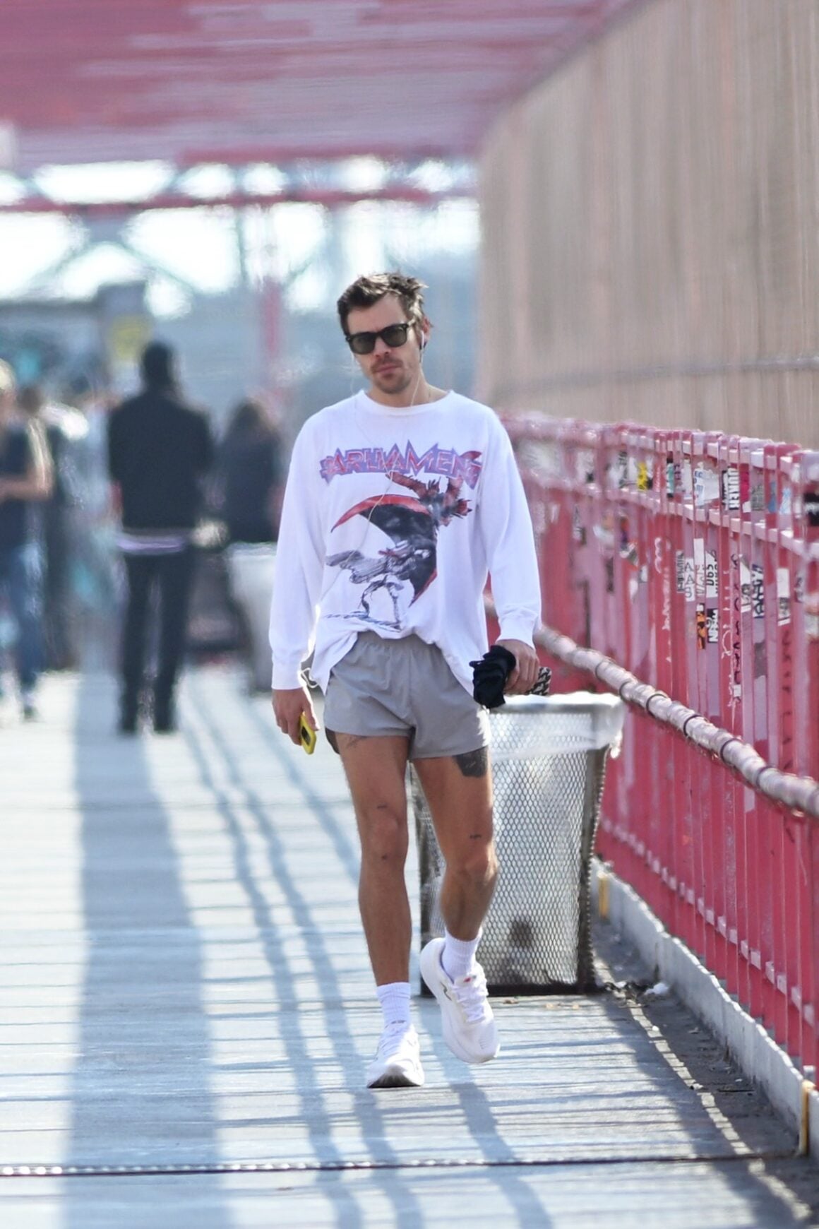 Harry Styles Spotted Jogging In New York City