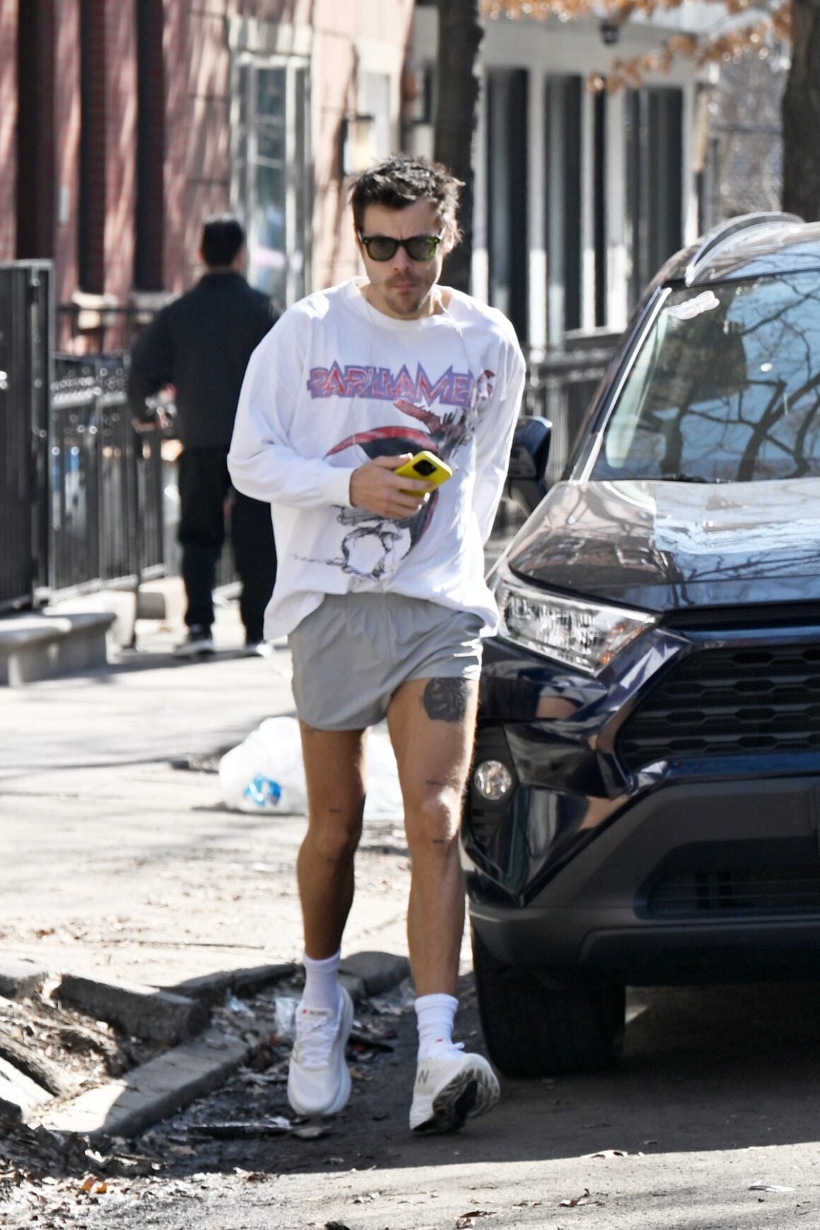 Harry Styles Spotted Jogging In New York City