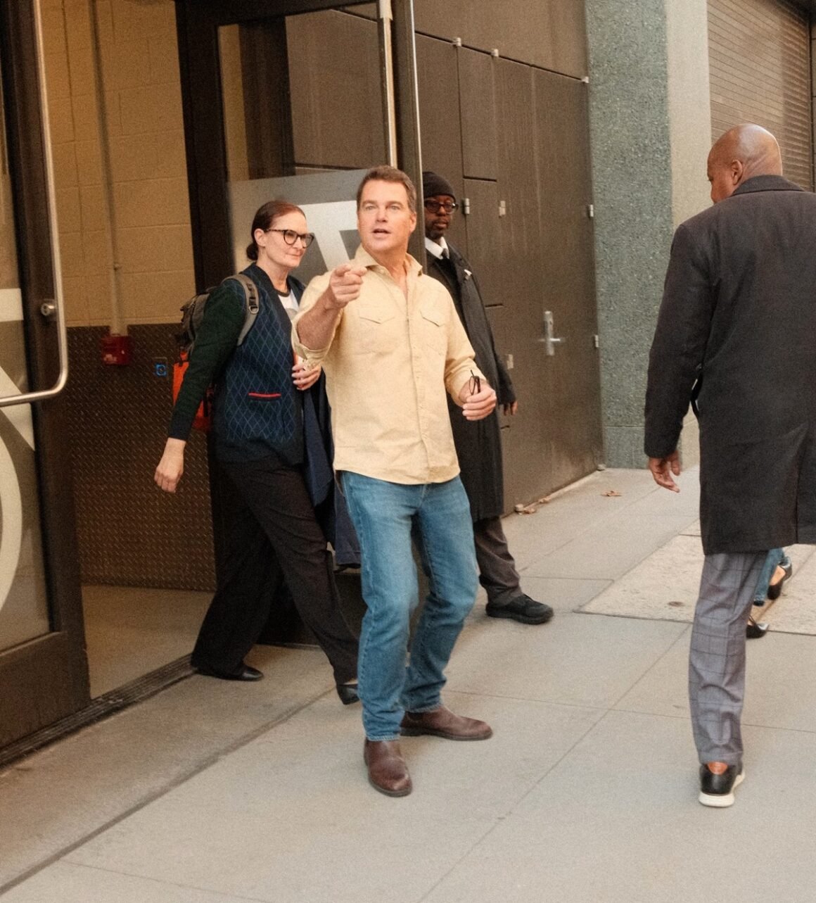 Celebrities Outside ABC Studios