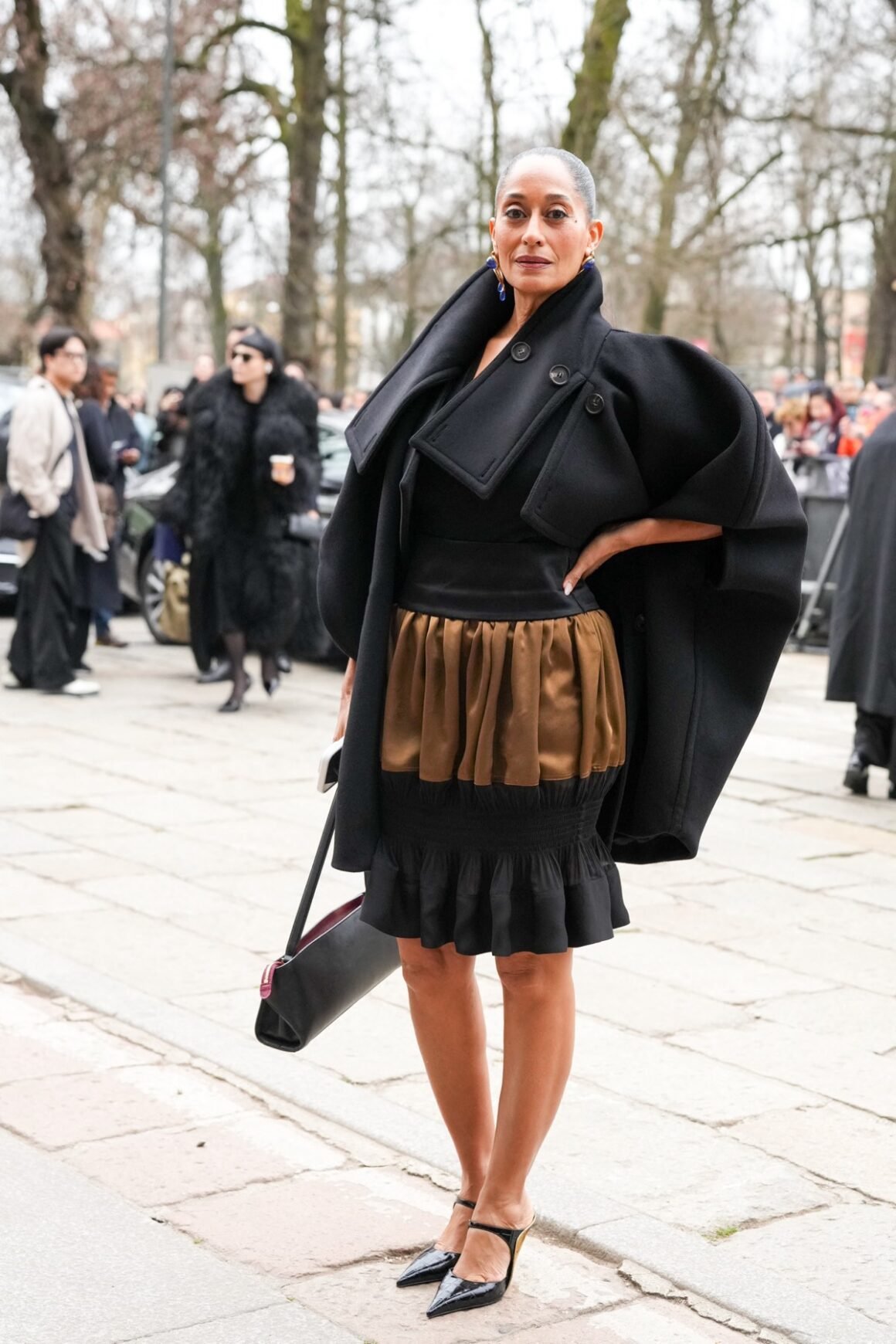 INST mfw ferragamo outside 280226 Milan Fashion Week Womens Wear Fall/Winter 2026/2027: Ferragamo - Outside Arrivals