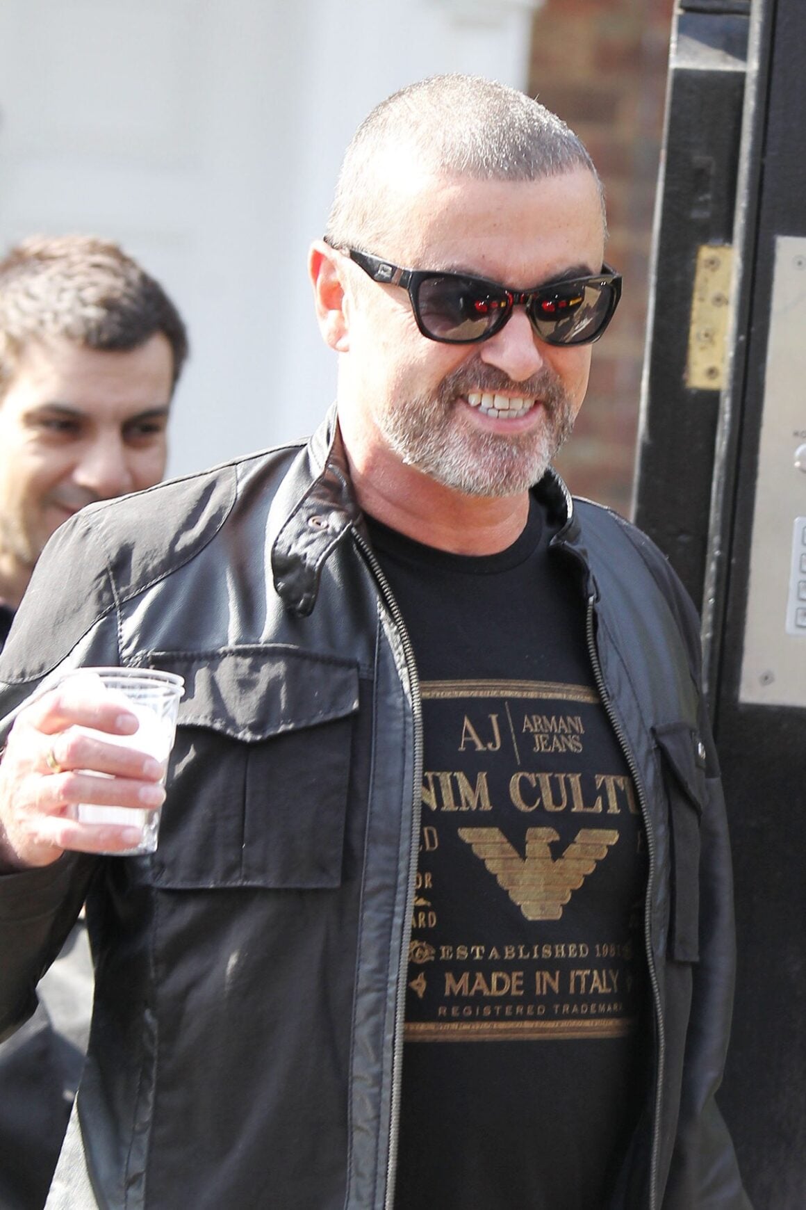 George Michael and Fadi Fawaz Spotted in Hampstead