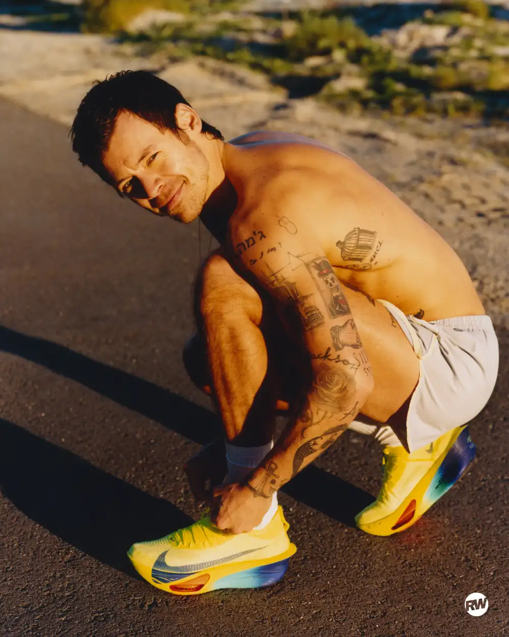 Harry Styles for Runners World